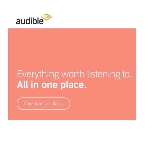 Good gifts for blind old people. - Audible Subscription. Good gifts for blind old people. - Audible Subscription.