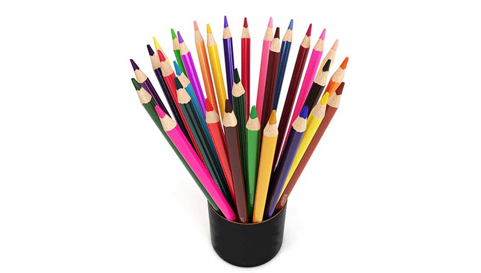 pencils for coloring books