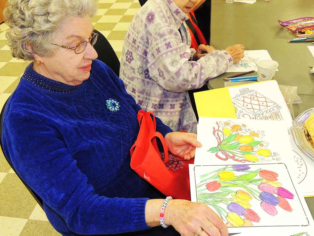 Easy Coloring Pages for Seniors