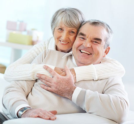 happy senior citizens