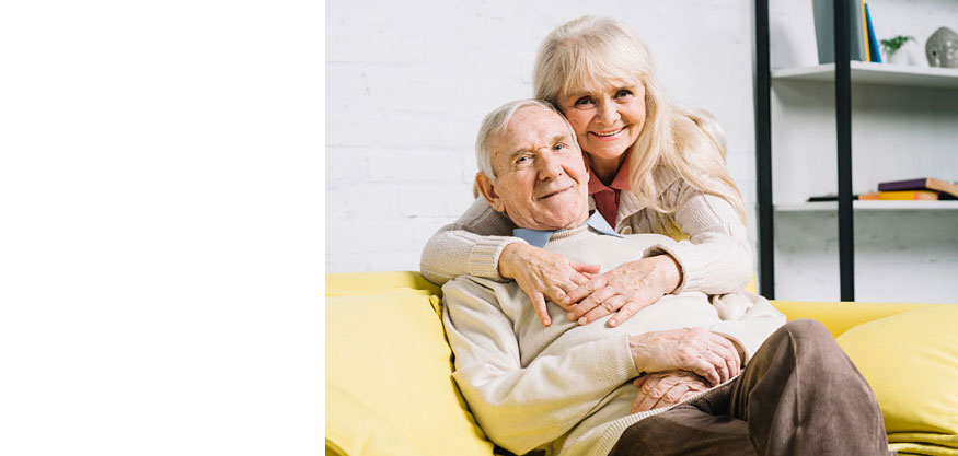 beautiful senior couple picture