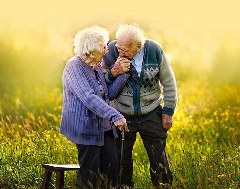 You're never too old to find romance. You're never too old to find romance.