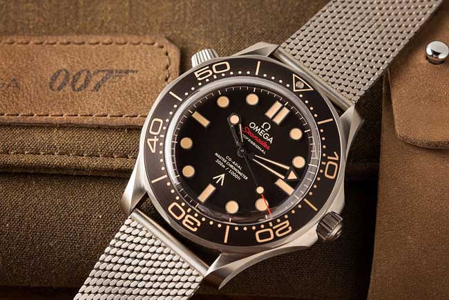 Omega - the James Bond 007 watch worn by actor Daniel Craig.