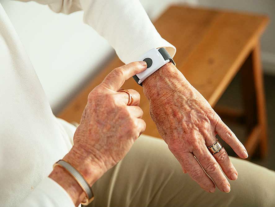 the wrist button for immediate assistance with the best home security system for seniors the wrist button for immediate assistance with the best home security system for seniors