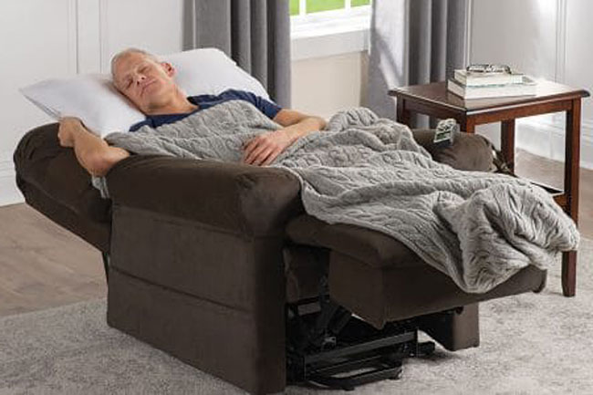 sleeping in an infinite position power lift recliner chair sleeping in an infinite position power lift recliner chair