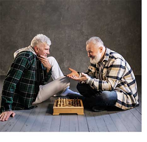Social isolation for seniors can be washed away by regularly playing games with friends and family.