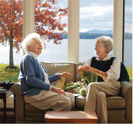 Seniors who invite old friends to visit regularly are far less likely to suffer from social isolation.