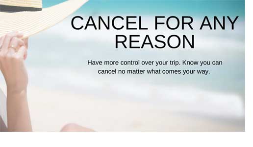 International travel for senior citizens. Make sure your travel insurance has a "Cancel for Any Reason" clause.