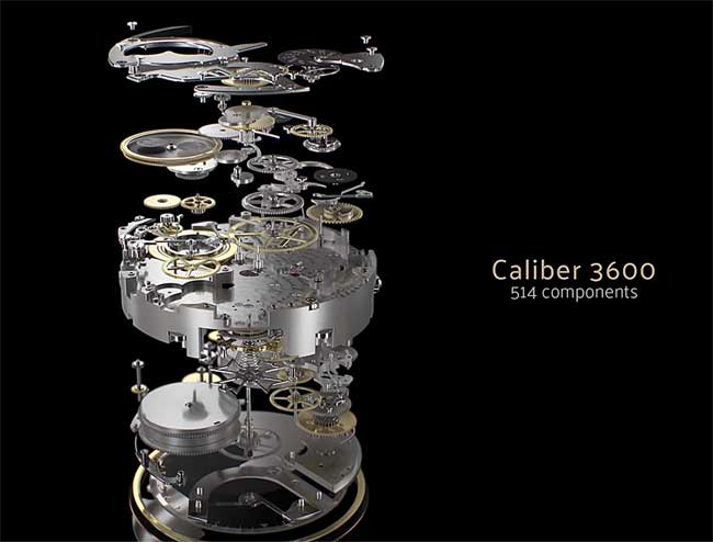 Top 10 Luxury Watch Brands - Vacheron Constantin components.