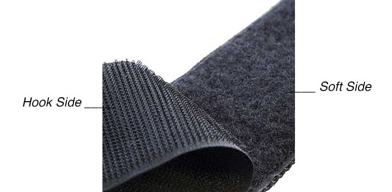 velcro hook and loop fastening
